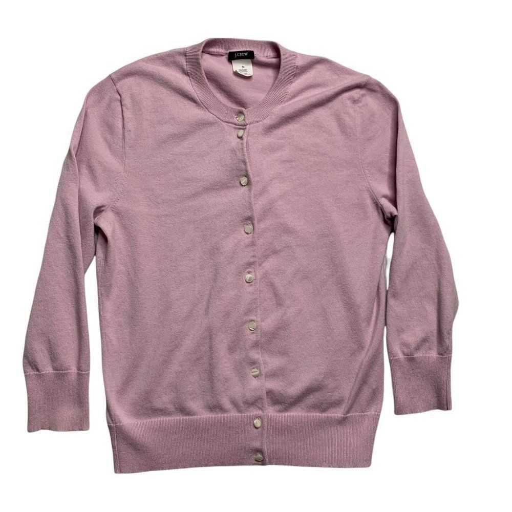 J Crew Women's Pink Button Up Long Sleeve Shirt SZ S